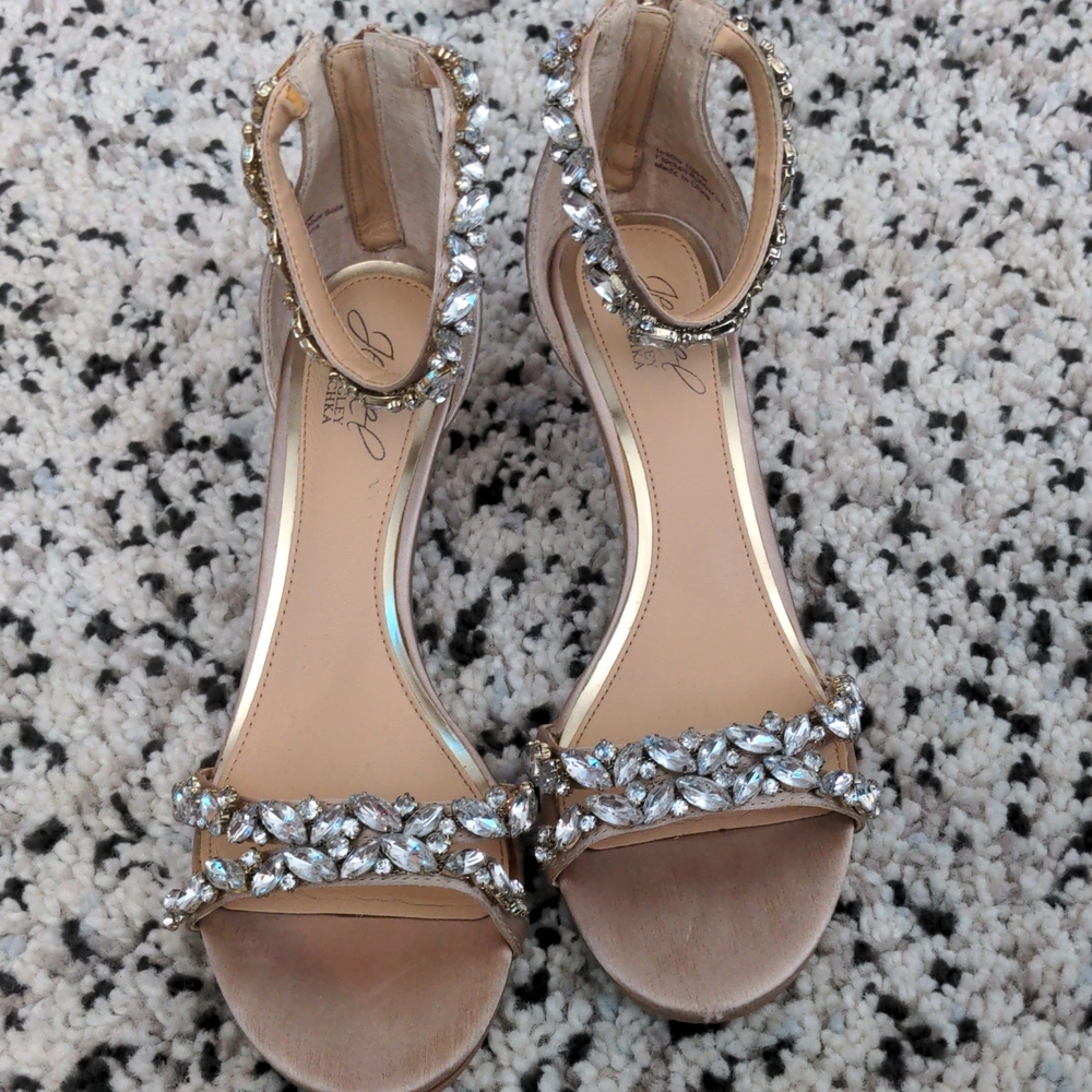 Jewel by Badgley Mishka blush heel 7.5
